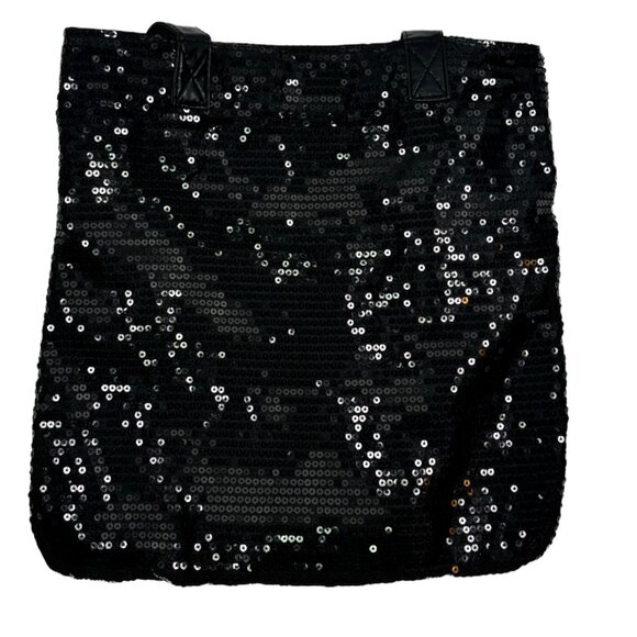 Ashley Stewart Handbags - Black Sequin Bag Size:Os